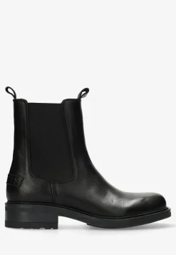 Chelsea Stiefel Dean Glattleder Schwarz | Shabbies Amsterdam