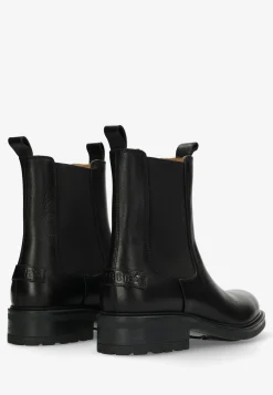 Chelsea Stiefel Dean Glattleder Schwarz | Shabbies Amsterdam