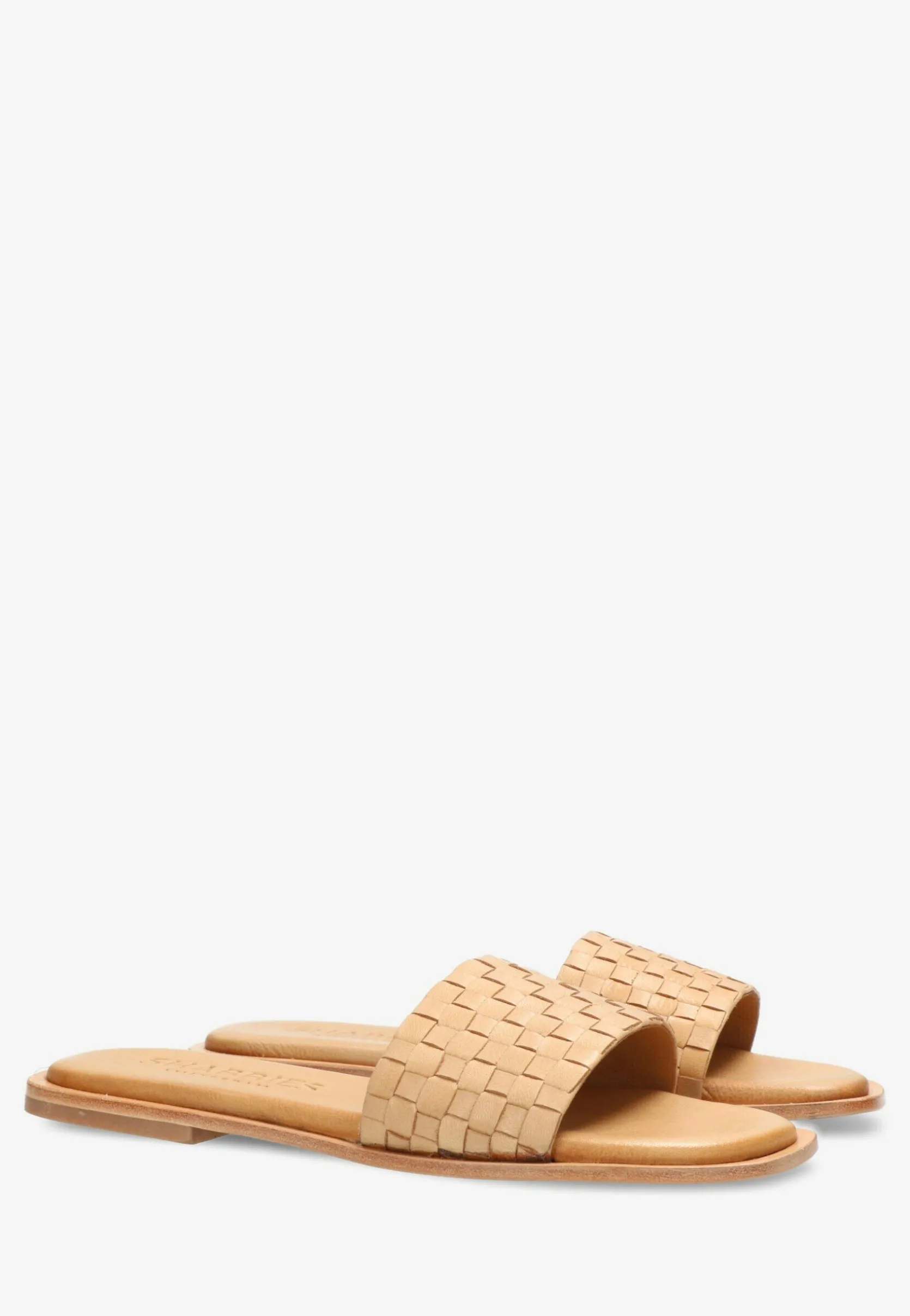 Geflochtene Slipper Gegerbtes Leder Sand | Shabbies Amsterdma