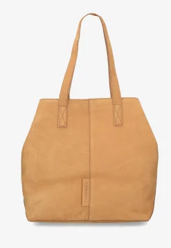 Grose Shopper Geschliffenes Leder Cognac