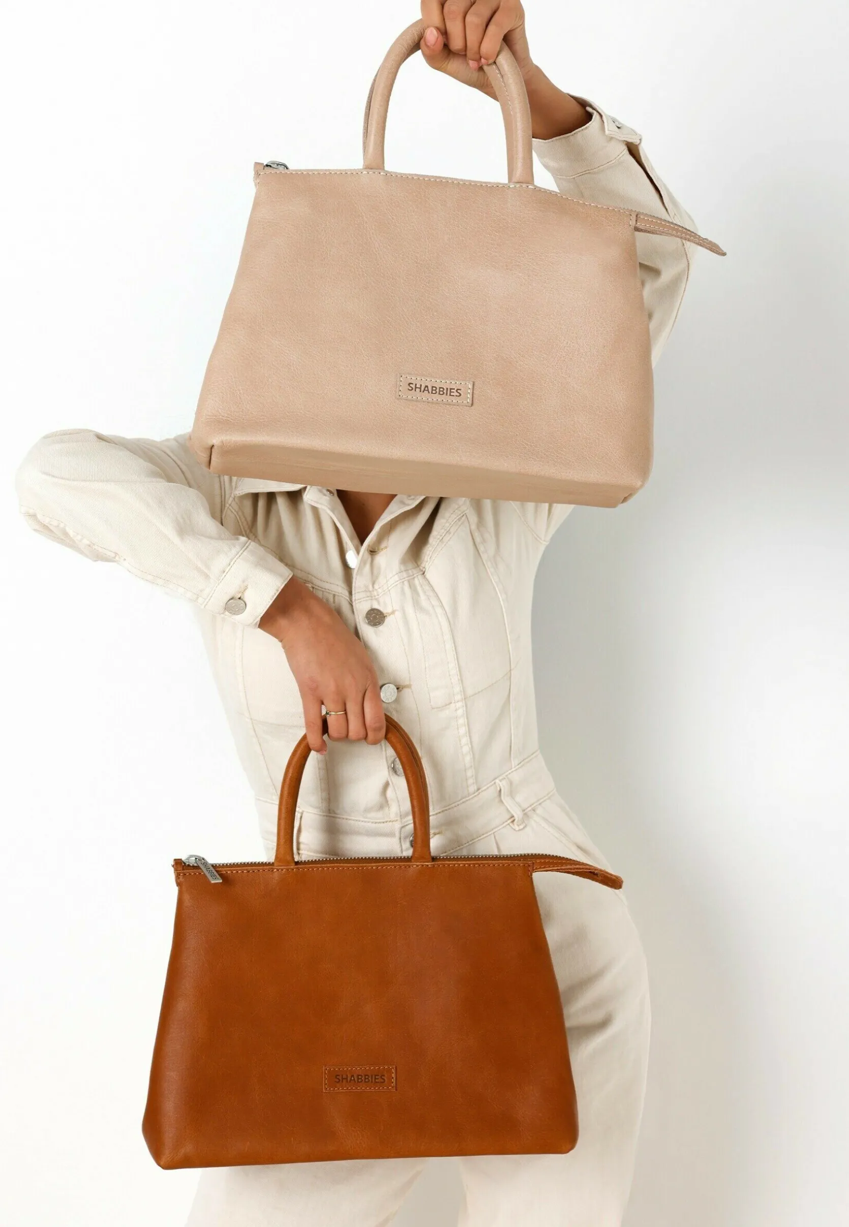 Handtasche Light Cognac Fur Damen | Shabbies Amsterdam