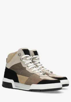 Hohe Sneaker Revin Taupe Fur Damen | Shabbies Amsterdam