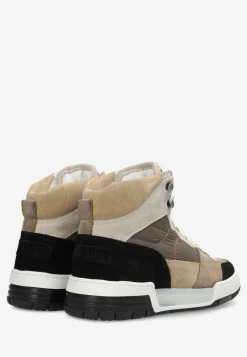 Hohe Sneaker Revin Taupe Fur Damen | Shabbies Amsterdam