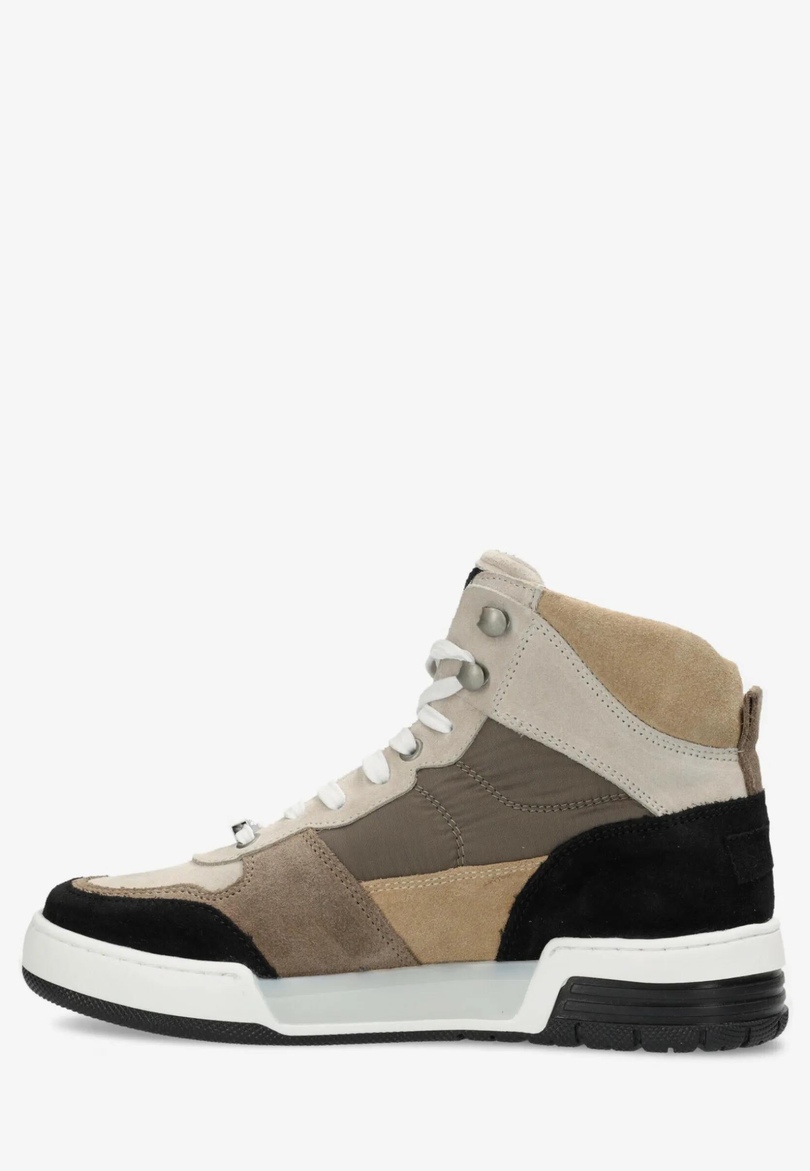 Hohe Sneaker Revin Taupe Fur Damen | Shabbies Amsterdam