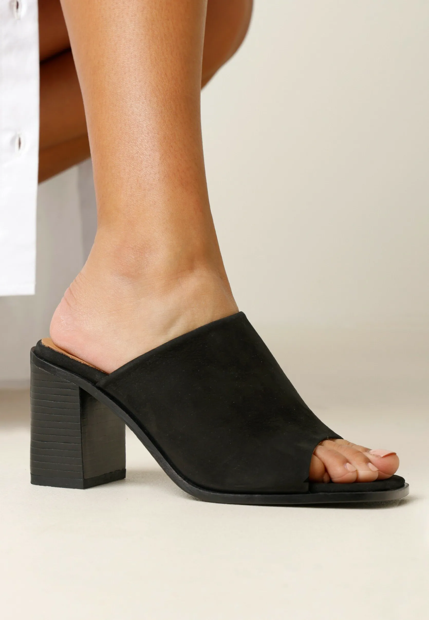 Pantolette Jasmine Schwarz Fur Damen | Shabbies Amsterdam