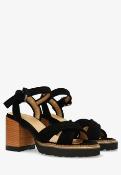 Sandale Mit Absatz Lieve Schwarz Fur Damen | Shabbies Amsterdam