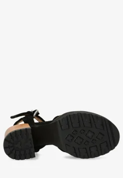 Sandale Mit Absatz Lieve Schwarz Fur Damen | Shabbies Amsterdam