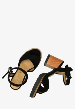 Sandale Mit Absatz Lieve Schwarz Fur Damen | Shabbies Amsterdam