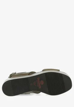 Sandale Plateau Vegetable Tanned Grun