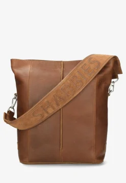 Schultertasche Cait Light Cognac Fur Damen | Shabbies Amsterdam