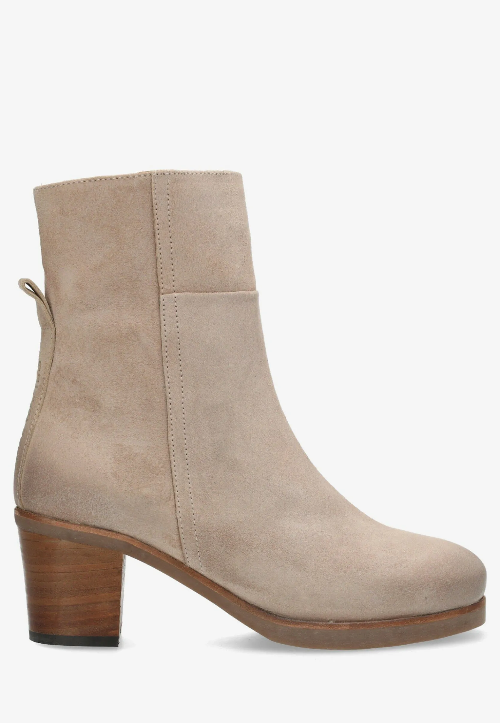 Stiefelette Lieve Leichtes Taupe Fur Damen | Shabbies Amsterdam