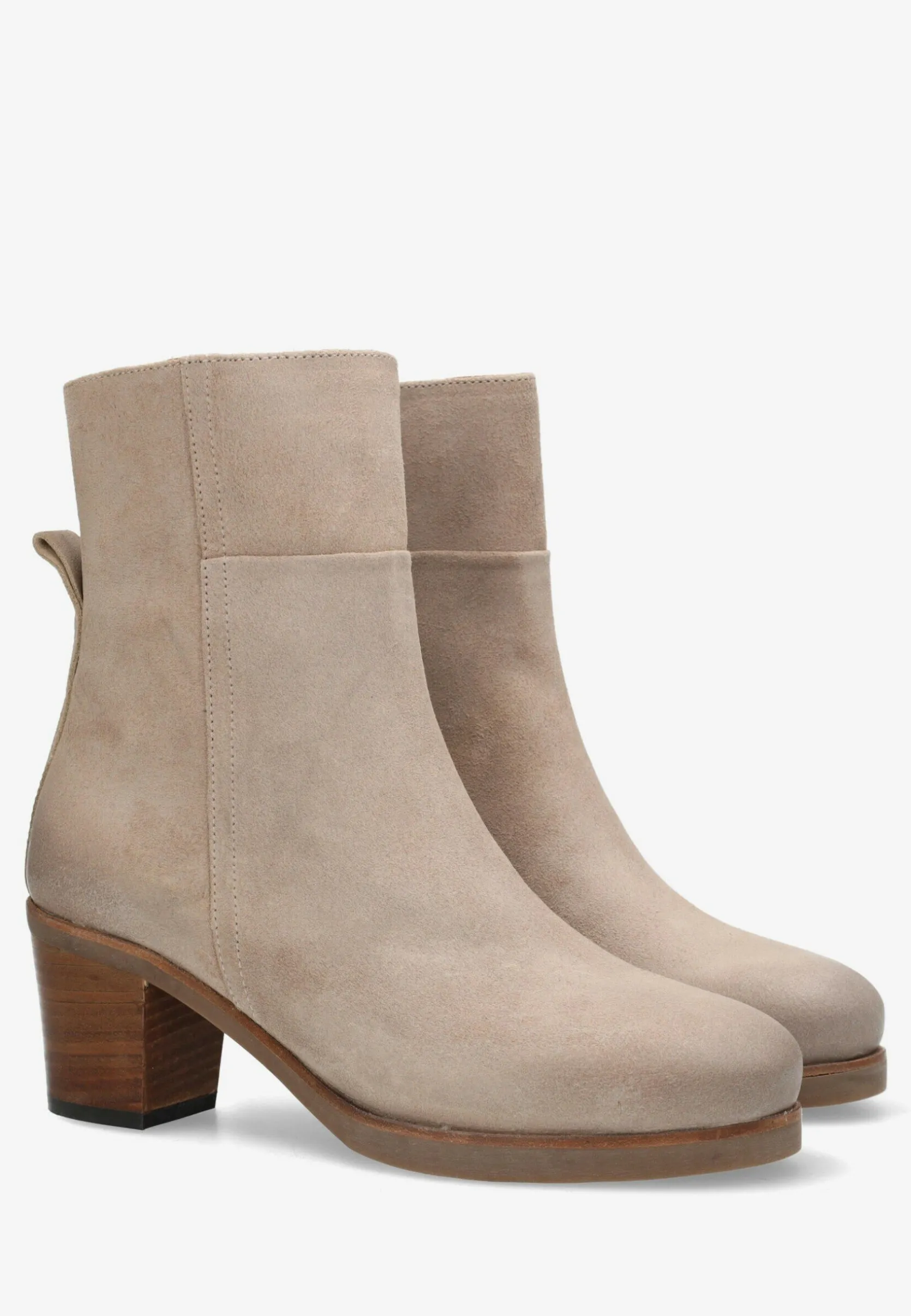 Stiefelette Lieve Leichtes Taupe Fur Damen | Shabbies Amsterdam
