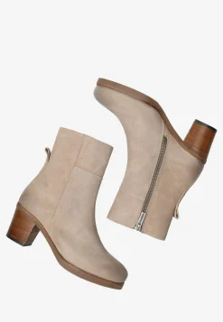 Stiefelette Lieve Leichtes Taupe Fur Damen | Shabbies Amsterdam