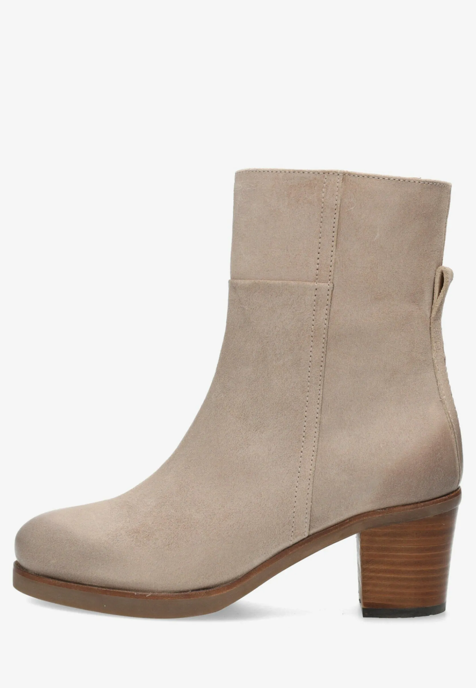 Stiefelette Lieve Leichtes Taupe Fur Damen | Shabbies Amsterdam