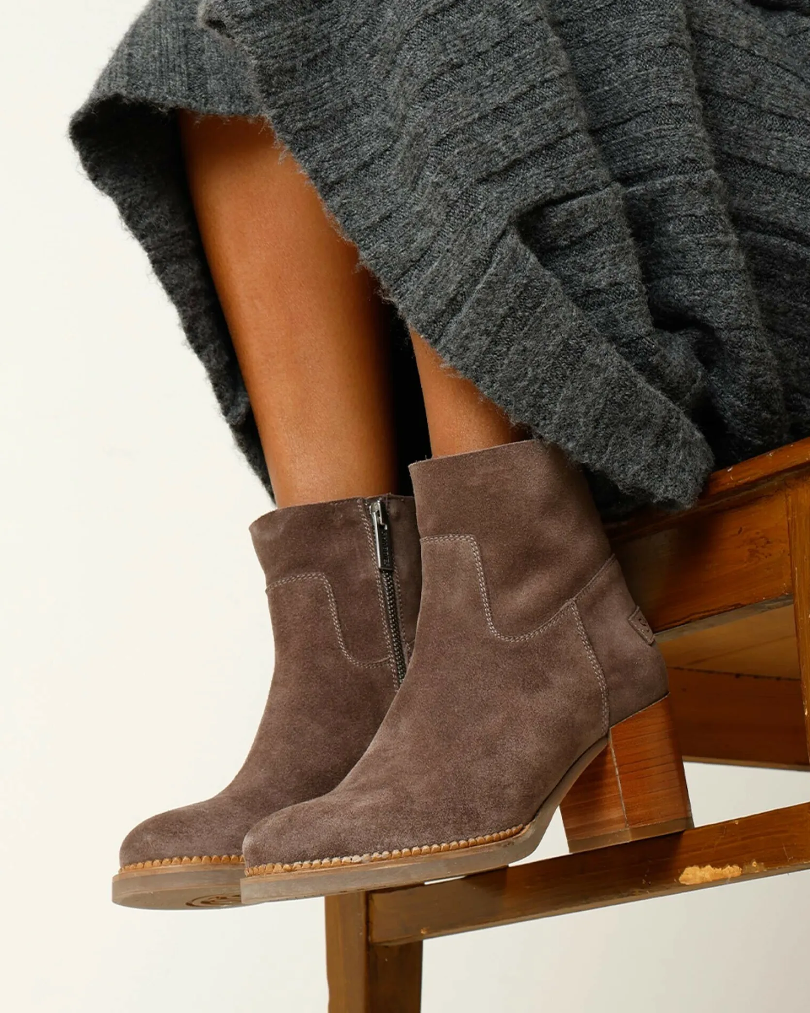 Stiefelette Lieve Taupe | Shabbies Amsterdam