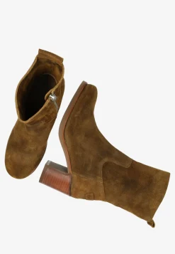 Stiefelette Lieve Teal Warmes Braun | Shabbies Amsterdam