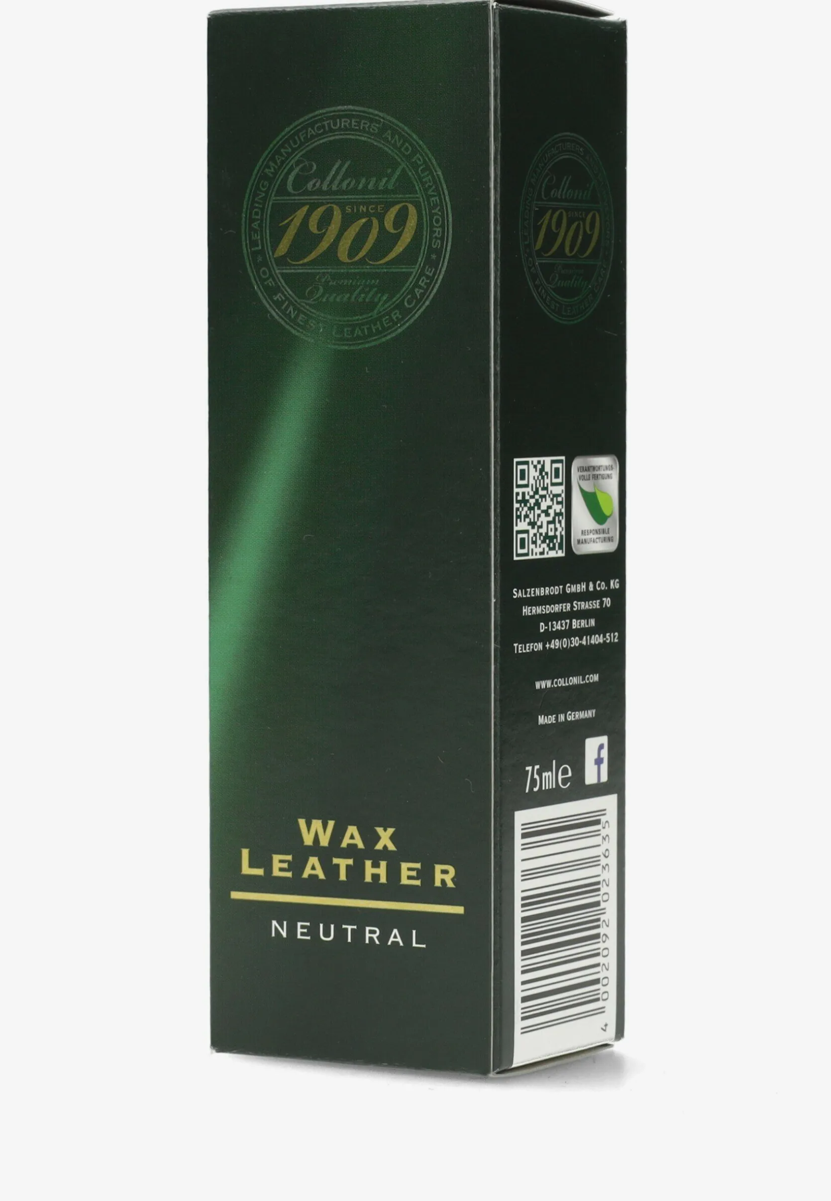 Wax Creme Tube 1909 75 Ml Collonil (1.30004.04) Diversen