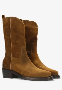 Western Boot Layla Braun Fur Damen | Shabbies Amsterdam